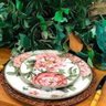 Kit Prato Sobremesa Cerâmica Linha Peonia Alleanza - 2 Unidades - 4