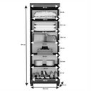 Ver imagem 5 de Multiuso Sapateira Jasmin 2 Portas 6 Prateleiras - Benetil