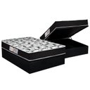 Ver imagem 1 de Cama Box Baú Casal: Colchão Espuma Luckspuma D45 Gran Luck Pró Saúde Duplo + Base CRC Suede Black(13