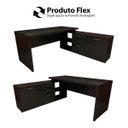 Ver imagem 4 de Mesa de Escritório em L 170cm com Balcão e 3 Gavetas