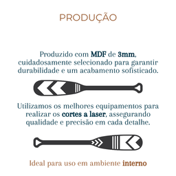 Remo Decorativo de Mdf Kit com 2 Remos - 3