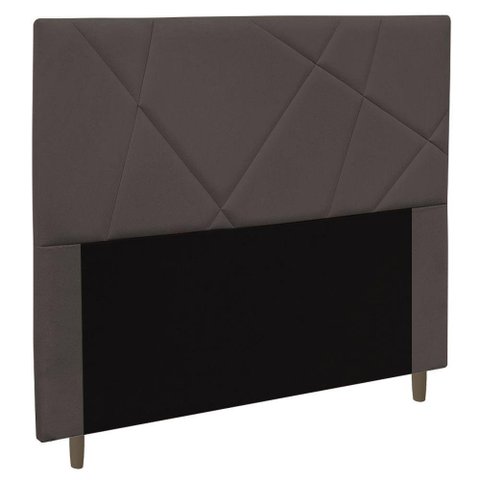 Cabeceira Cama Box Casal Queen Size Mali 160Cm Marrom