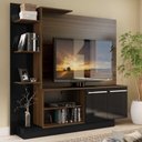 Ver mais imagens de Estante Com Suporte Tv 55'' Denver Multimóveis V3069 Madeirada/Preta Duna/Preto