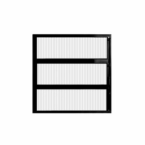 Vitro Basculante Alumínio Preto 60 (a) X 60 (l)- Hale