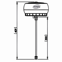 Ducha Chuveiro Eletrônica Premium Potência 7500w/220v Branco Durín - 7