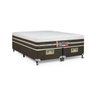 Cama Box Queen Castor Silver Star Air One Face Tecnopedic 158x198x59 + Box Castor - 1