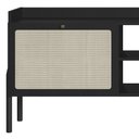 Ver mais imagens de Rack para Sala Bancada de Tv 70 Pol 183cm Arlo Nero/preto - Mpozenato