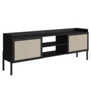 Ver imagem 1 de Rack para Sala Bancada de Tv 70 Pol 183cm Arlo Nero/preto - Mpozenato