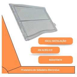 Prateleira para Geladeira Electrolux Dc47 Dc48 Dc49a A994883 - 2