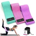 Ver imagem 1 de Kit 3 Faixas Elásticas de Exercício Hip Resistance Bands