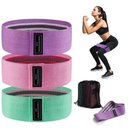Ver imagem 2 de Kit 3 Faixas Elásticas de Exercício Hip Resistance Bands