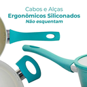 Ver imagem 3 de Jogo de Panelas Indução Cerâmica Miami Verde 5pçs Al191