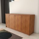 Ver imagem 6 de Balcão Buffet Lusso 4 Portas 3 Prateleiras Cinamomo - Panorama Móveis
