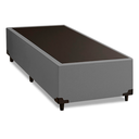 Ver imagem 1 de Cama Box Solteiro 0,88m com 38cm de Altura Suede Prince Cinza