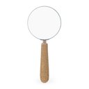 Ver imagem 1 de Lupa de Aumento Decorativa com Cabo em Poliresina 23cm 21521 Mart