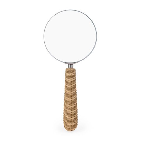 Lupa de Aumento Decorativa com Cabo em Poliresina 23cm 21521 Mart