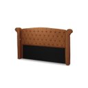 Ver imagem 2 de Kit Baú e Cabeceira Estofada Madeira Cama Box Grécia Queen:terracota