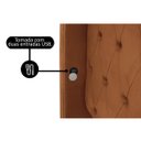 Ver imagem 4 de Kit Baú e Cabeceira Estofada Madeira Cama Box Grécia Queen:terracota