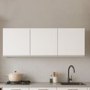 Ver imagem 1 de Armário Cozinha Aéreo 120cm 3 Portas Leticia Branco A01 - D’Rossi