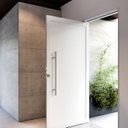 Ver imagem 1 de Porta de Alumínio Pivotante Lambri 215x105cm com Puxador de 80cm Lucasa Ideale Abertura Direita