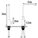 Ver imagem 7 de Torneira Misturador Moderna Slim 360º Cozinhas e Lavabos Alta Inox