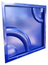 Ver imagem 5 de Forma 3D Gesso e Cimento ABS 1mm - Curvas 29x29 cm