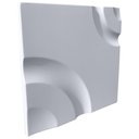 Ver imagem 4 de Forma 3D Gesso e Cimento ABS 1mm - Curvas 29x29 cm