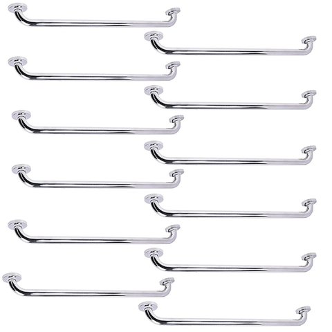 Barra de Apoio Alça 80cm Kit 12 Uni Acessibilidade Idoso Deficiente Cadeirante Box Banheiro Seguranc