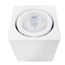 Ver imagem 4 de Spot Quadrado Sobrepor Direcionável GU10 Dicroica 7cm Branco