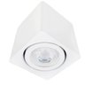 Spot Quadrado Sobrepor Direcionável GU10 Dicroica 7cm Branco - 1