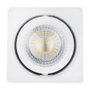 Ver imagem 2 de Spot Quadrado Sobrepor Direcionável GU10 Dicroica 7cm Branco