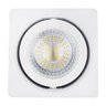 Spot Quadrado Sobrepor Direcionável GU10 Dicroica 7cm Branco - 2