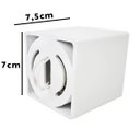 Ver imagem 3 de Spot Quadrado Sobrepor Direcionável GU10 Dicroica 7cm Branco