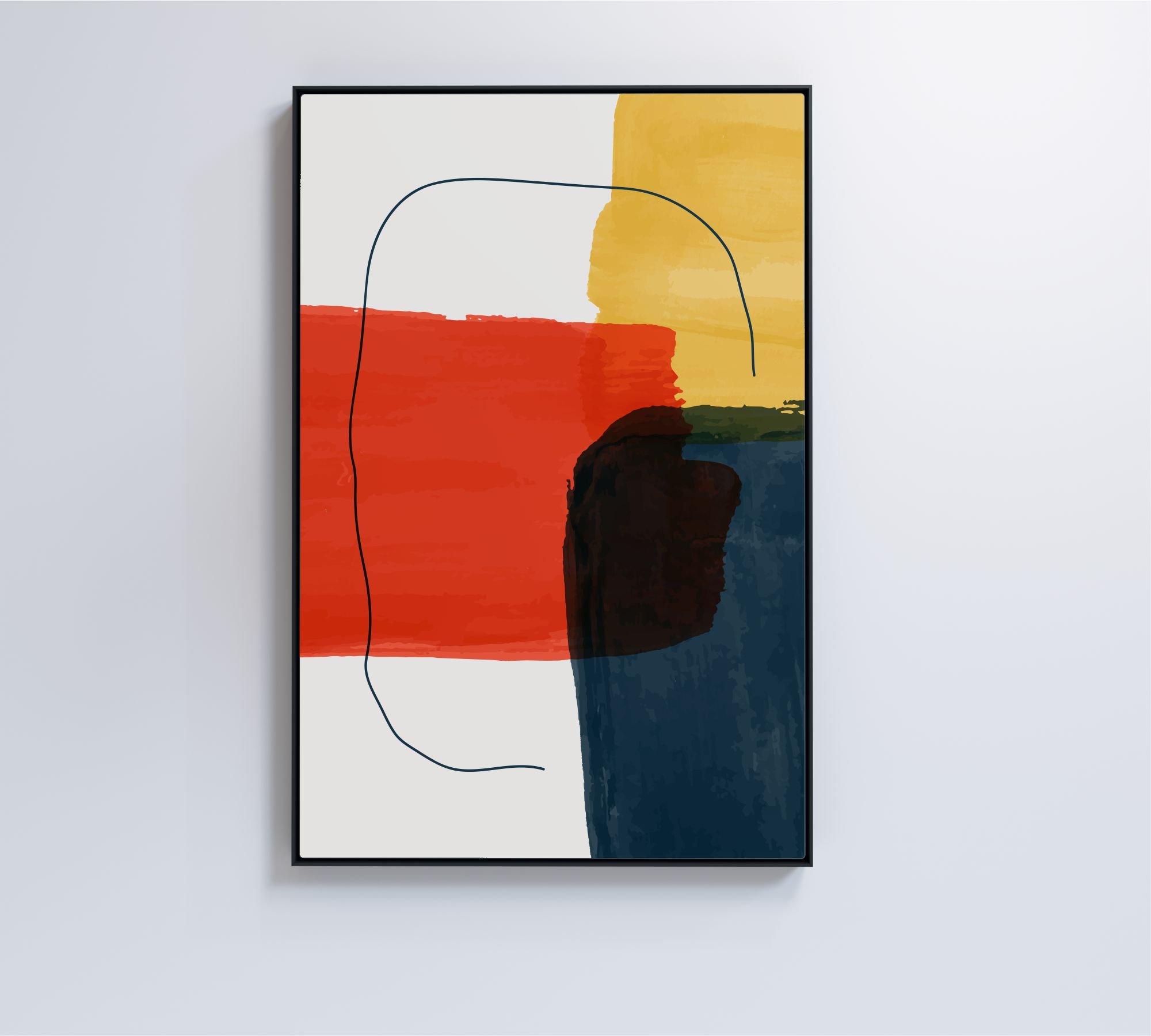 Quadro Artes em Quadrados - 60x90 cm - Adesivo fotográfico | MadeiraMadeira