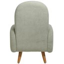Ver mais imagens de Poltrona de Amamentação Fixa Pés Manu Dolce D02 Bouclê Verde Oliva C-199 - Lyam Decor