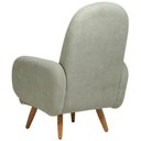Ver imagem 7 de Poltrona de Amamentação Fixa Pés Manu Dolce D02 Bouclê Verde Oliva C-199 - Lyam Decor