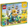 Brinquedo Infantil Lego Creator Roda-Gigante 3 em 1 Barco Roda-Gigante e Carrinho 1002 Peças +9 - 1