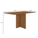 Ver imagem 3 de Mesa de Jantar Retangular 160cm Helo Poliman Móveis