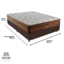 Ver imagem 3 de Cama Box e Colchão Anjos Star Pillow In Casal Anjos: Marrom