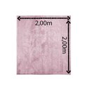 Ver imagem 3 de Tapete Quadrado 2,00m X 2,00m Sala, Quarto, Antiderrapante.:rosa