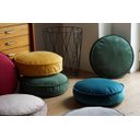 Ver imagem 2 de Futton Turco Redondo Veludo Paris Ø45cm Terra Cota