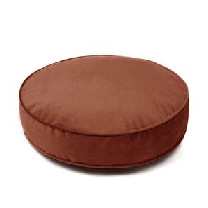 Futton Turco Redondo Veludo Paris Ø45cm Terra Cota