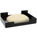 Ver imagem 2 de Porta Sabonete de Banheiro Saboneteira Adesivo Preto F.elg