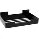 Ver imagem 3 de Porta Sabonete de Banheiro Saboneteira Adesivo Preto F.elg