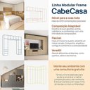 Ver imagem 2 de Guarda Roupa 13 Módulos 16 Portas 6 Gavetas Frame CabeCasa MadeiraOriginals
