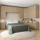 Ver imagem 1 de Guarda Roupa 13 Módulos 16 Portas 6 Gavetas Frame CabeCasa MadeiraOriginals