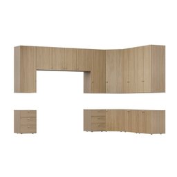 Guarda Roupa 13 Módulos 16 Portas 6 Gavetas Frame Cabecasa MadeiraMadeira   - 17