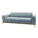 Ver imagem 2 de Sofá Molino 2 Lugares 180cm Pés Ouro Fosco Bouclé Azul Claro - Nexta Casa