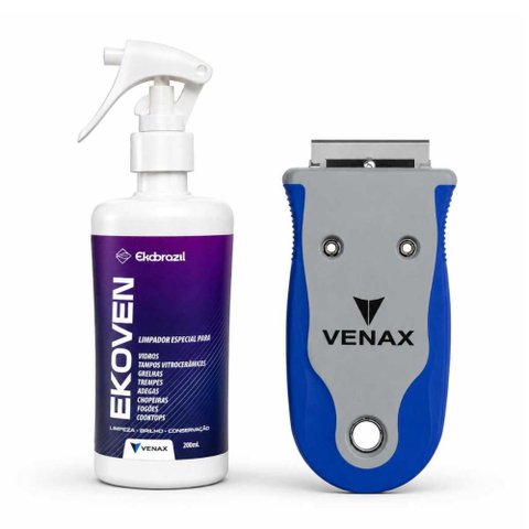 Kit Limpador 200ml e Raspador para Chapa Vitrocerâmica - Venax