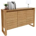 Ver imagem 6 de Balcão Armário para Escritório 3 Portas em Mdp Amêndoa